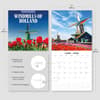 image Windmills of Holland 2026 Wall Calendar Fourth Alternate