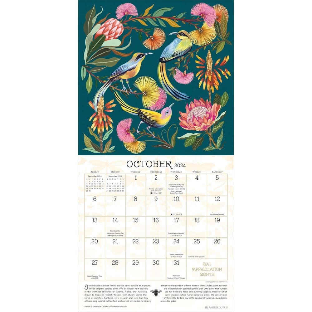 Praise for the Pollinators 2024 Wall Calendar