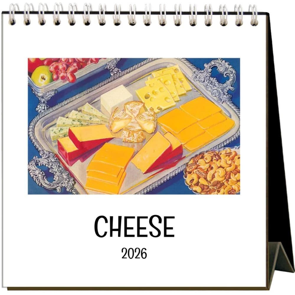 Cheese 2026 Easel Desk Calendar Main Product Image