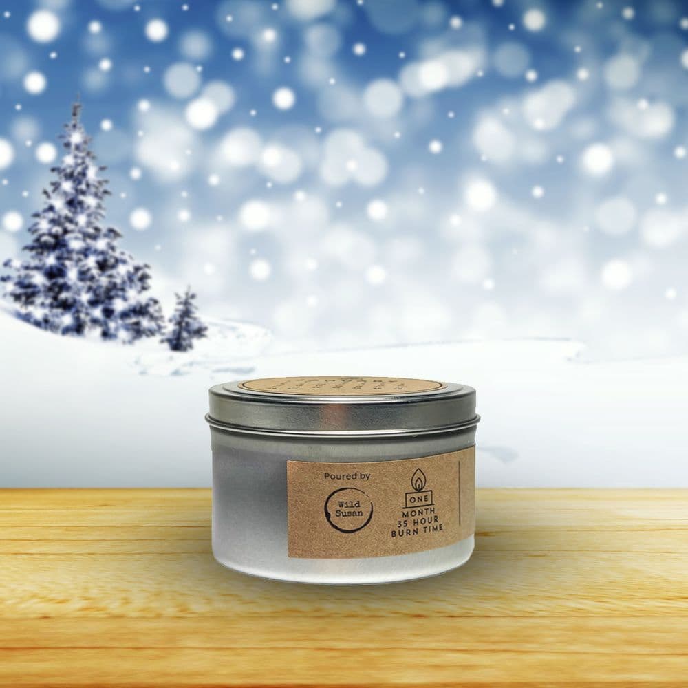 January Candle - Spruce + Eucalyptus side image