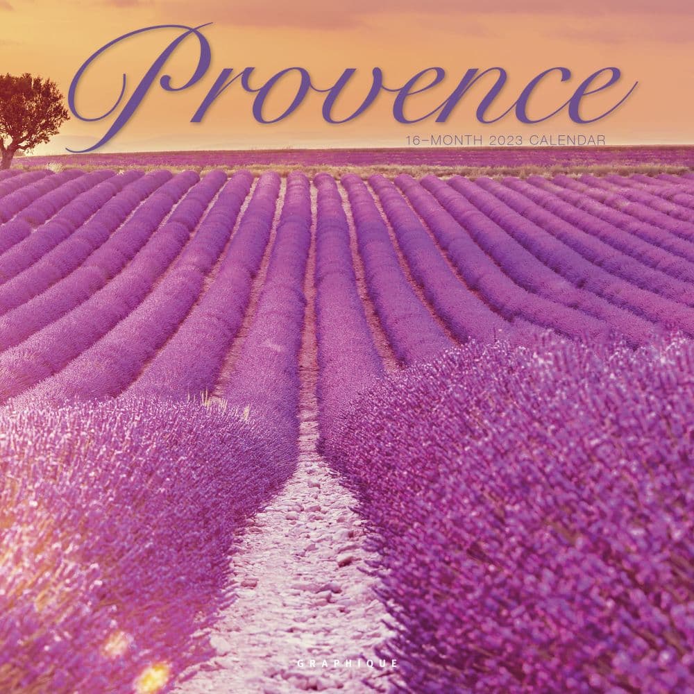 Graphique De France Provence 2023 Wall Calendar