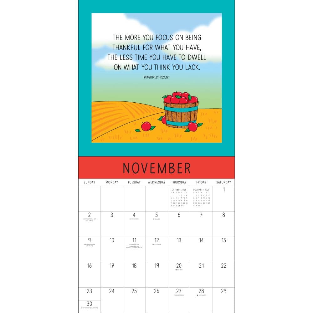 Positively Present 2025 Wall Calendar Third Alternate Image width=&quot;1000&quot; height=&quot;1000&quot;