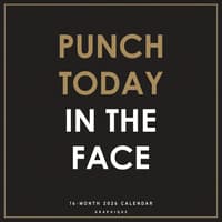 image Punch Today in the Face 2026 Wall Calendar Main Image