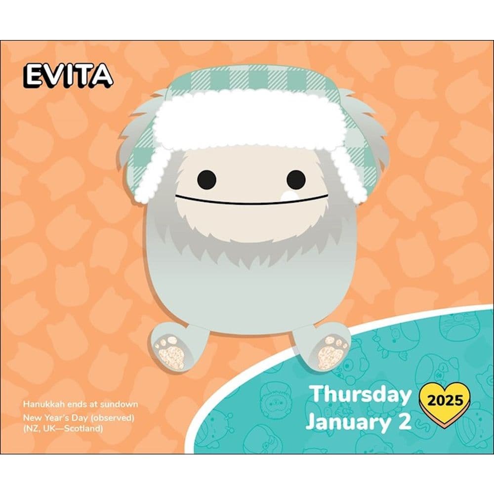 Squishmallows 2025 Desk Calendar