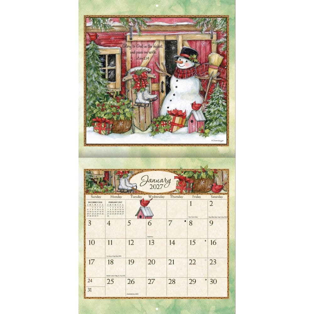 Bountiful Blessings 2027 Mini Wall Calendar by Susan Winget Second Alternate Image
