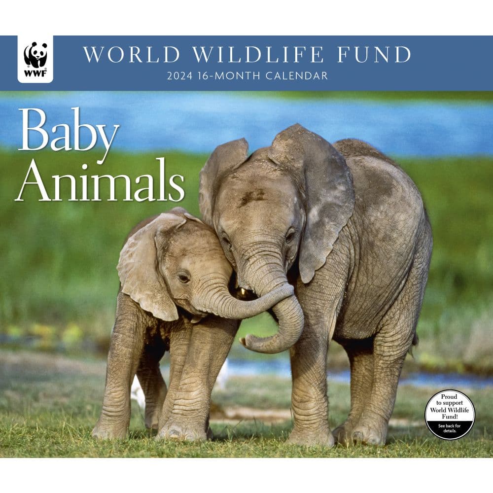 Baby Animals WWF 2024 Wall Calendar - Calendars.com
