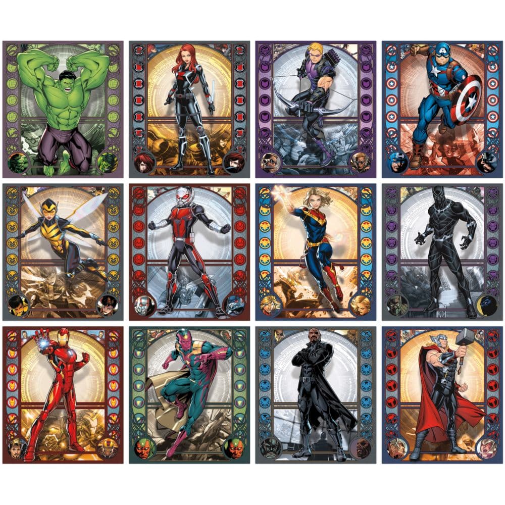 Marvel Avengers Poster 2024 Wall Calendar Alternate Image 2