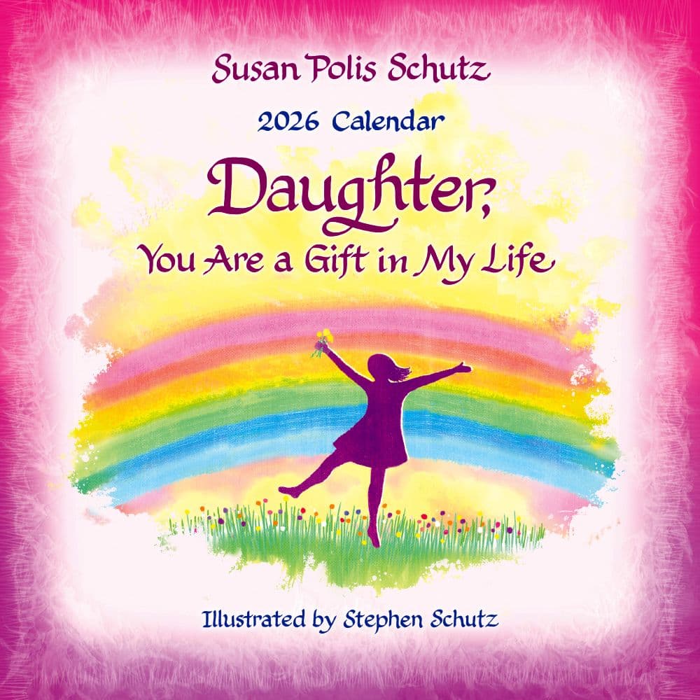 Daughter You Are A Gift In My Life 2026 Wall Calendar Main Product Image