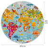 image World Map 60 Piece Round Puzzle
