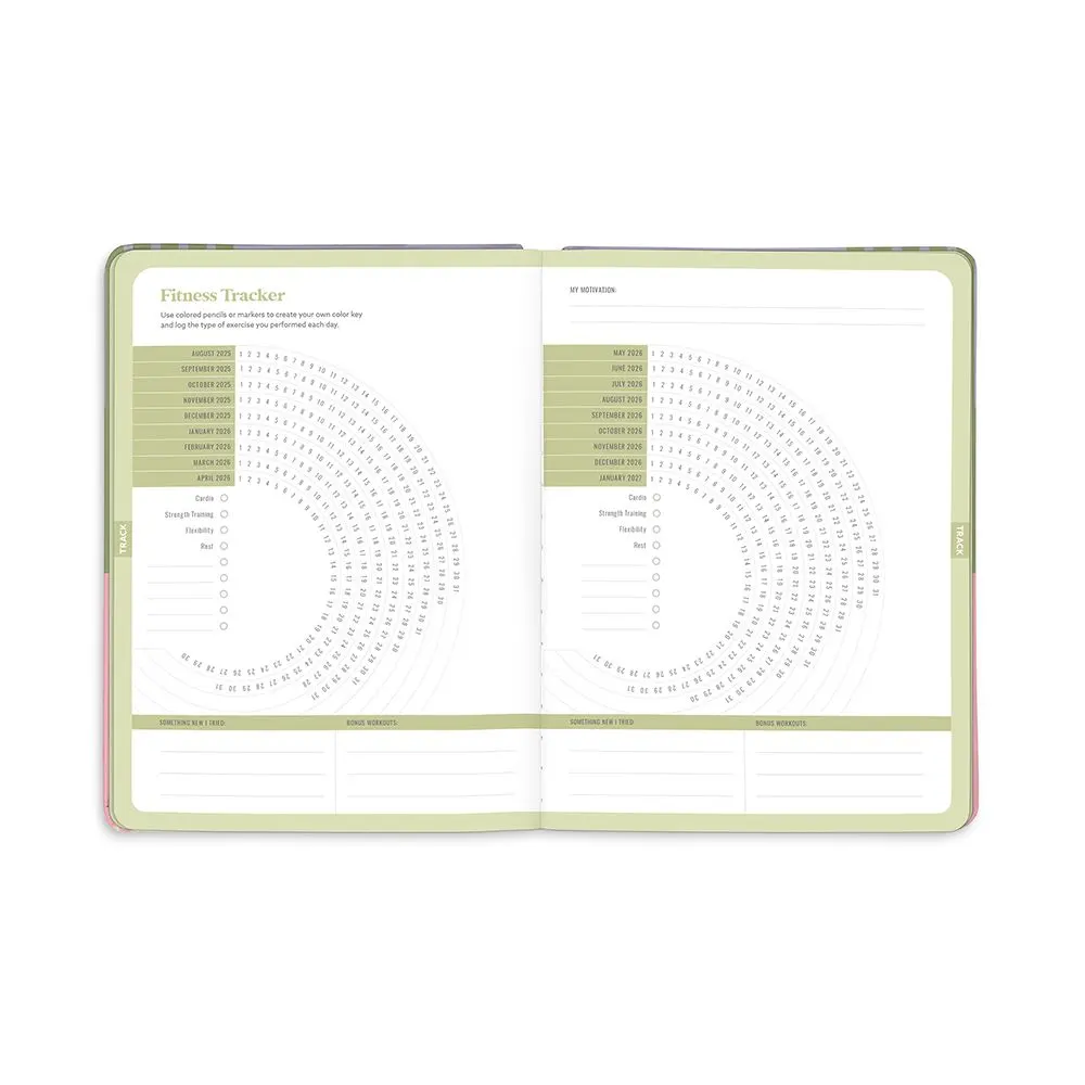 Color Block Good Day Monthly 2026 Planner
