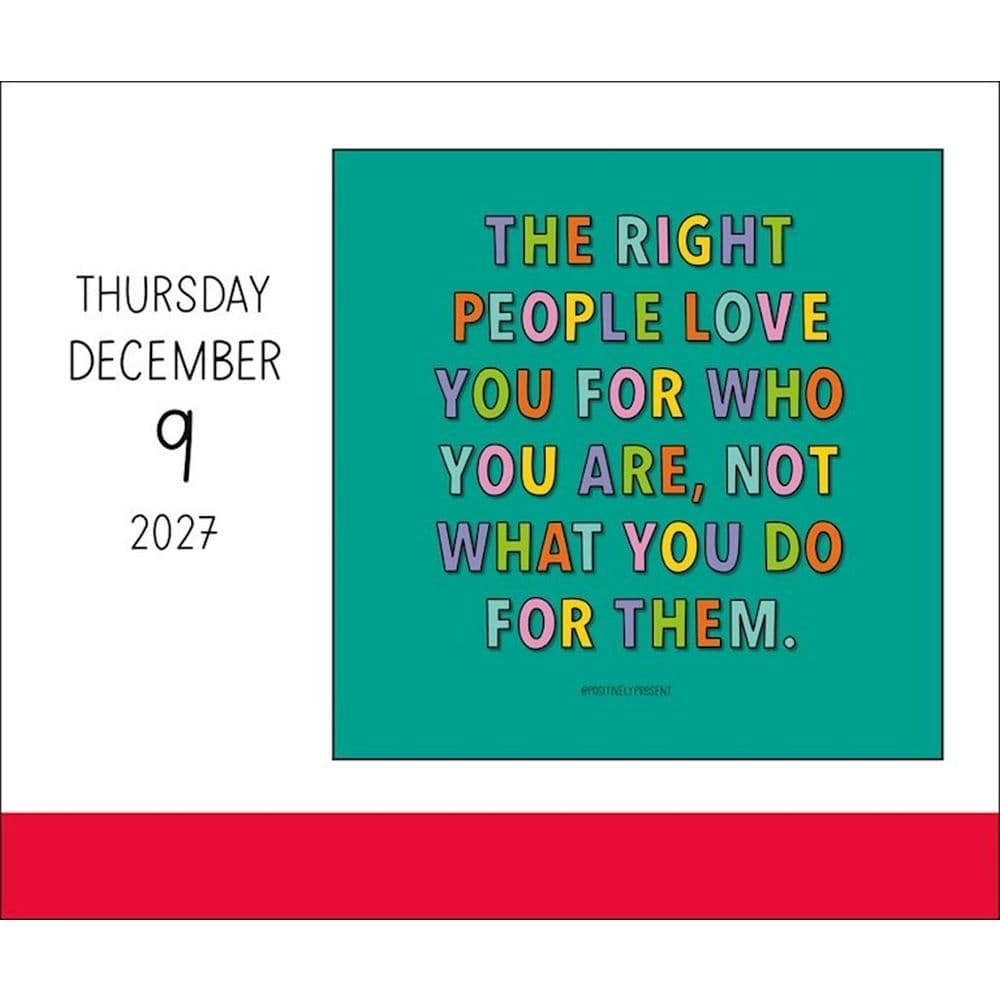 Positively Present 2027 Desk Calendar Fifth Alternate Image