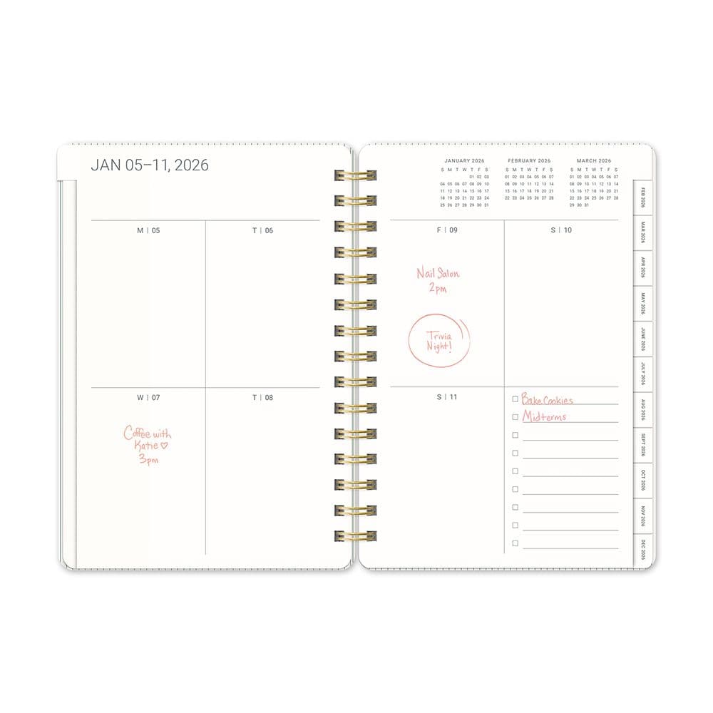 Teal Blue Agatha 2026 Planner Eleventh Alternate Image