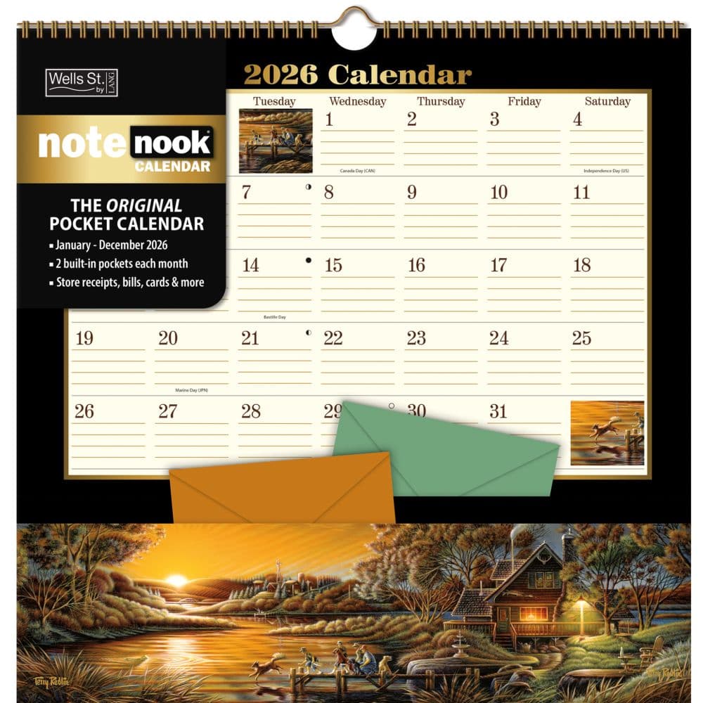 Terry Redlin 2026 Note Nook_Main Image