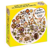 image 100 Most Jewish Foods 500 Piece Circular Puzzle Main Product  Image width=&quot;1000&quot; height=&quot;1000&quot;