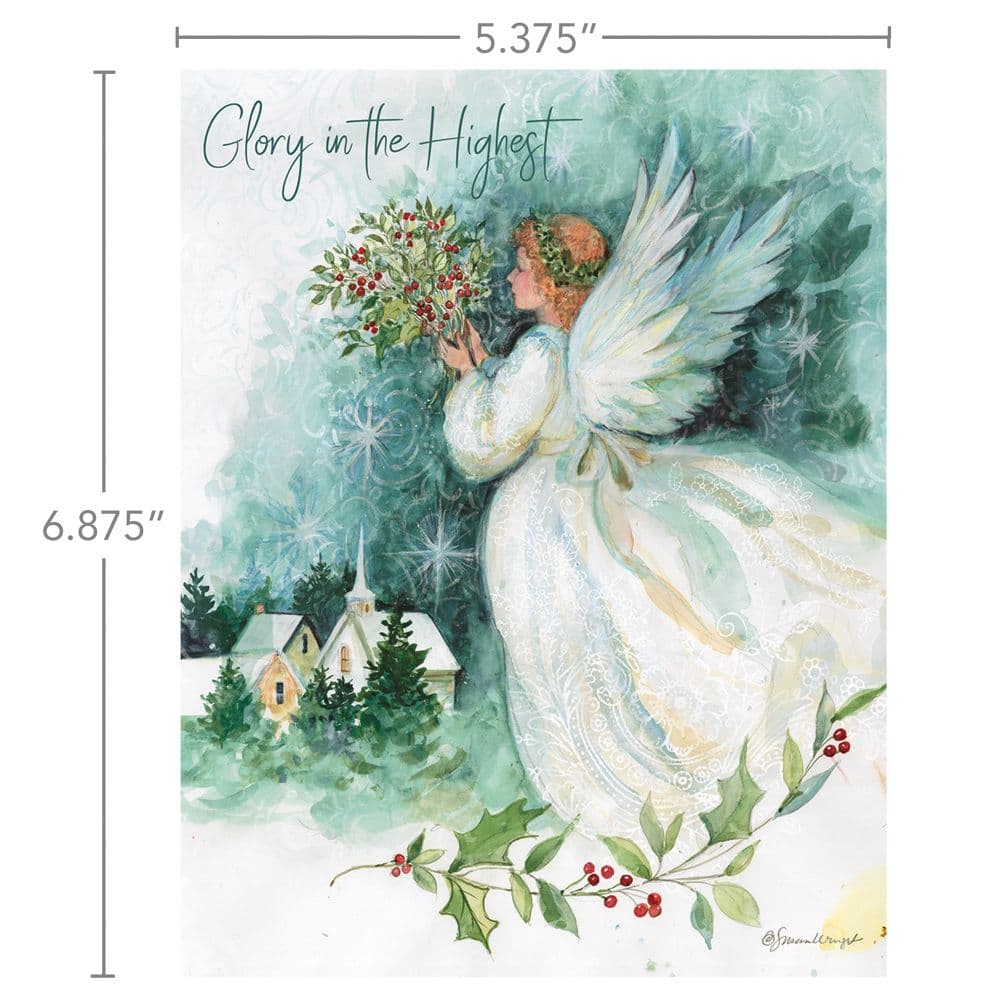 Angel of Christmas Boxed Christmas Cards by Susan Winget Fourth Alternate Image