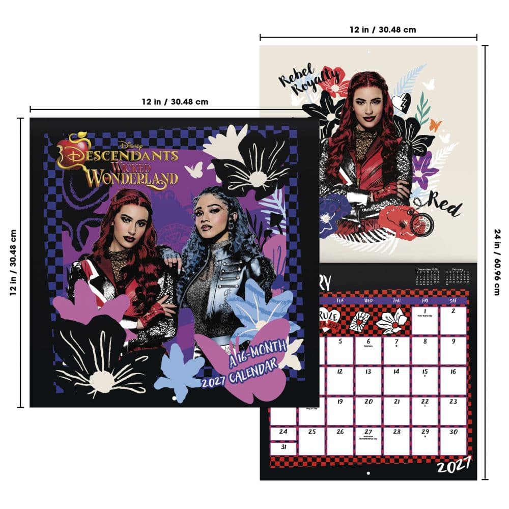 Descendants Wicked Wonderland 2027 Wall Calendar Sixth Alternate Image