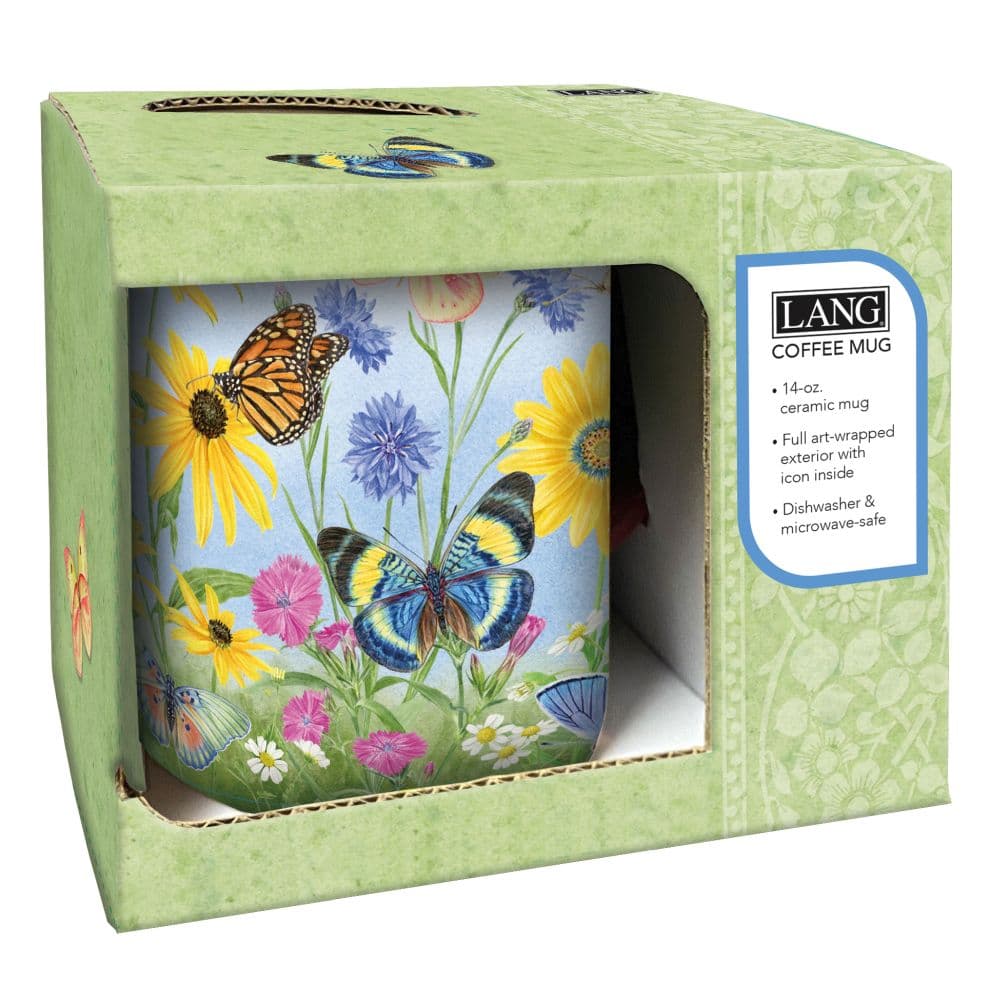 Butterfly Garden Coffee Mug Fourth Alternate Image