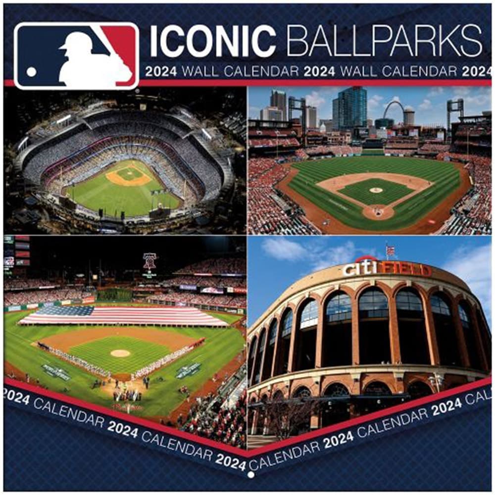 Iconic Ballparks 2024 Mini Wall Calendar
