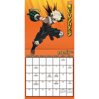 2022 My Hero Academia Wall Calendar