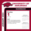 image Arkansas Razorbacks 2024 Desk Calendar Second Alternate Image width=&quot;1000&quot; height=&quot;1000&quot;
