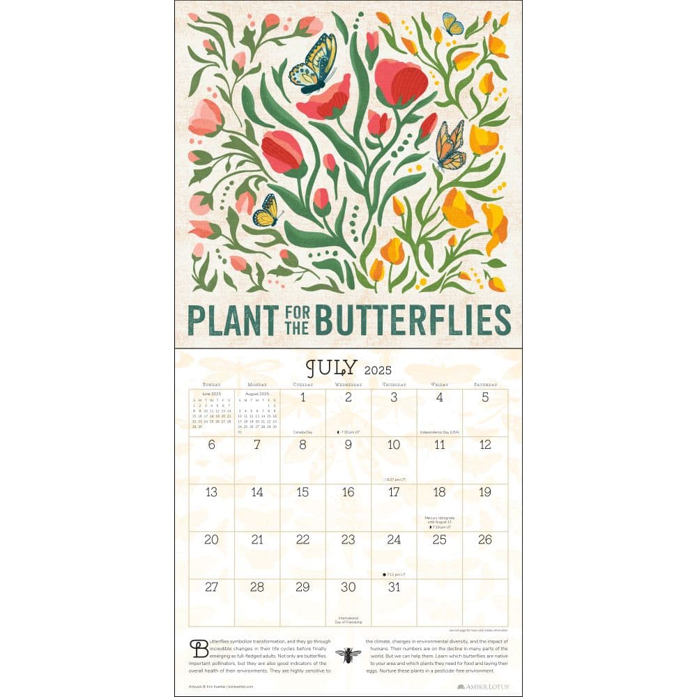 Praise for the Pollinators 2025 Wall Calendar Second Alternate Image width=&quot;1000&quot; height=&quot;1000&quot;