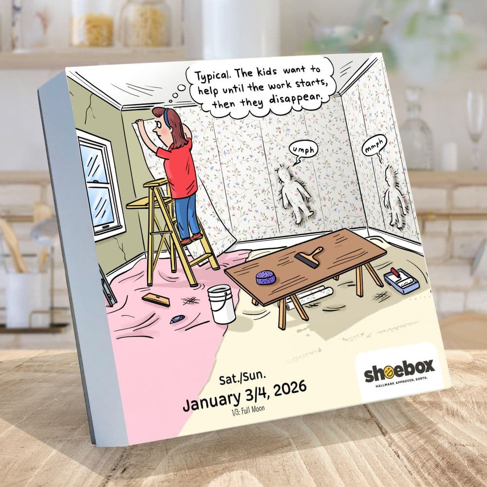 Shoebox 2026 Desk Calendar Second Alternate Image