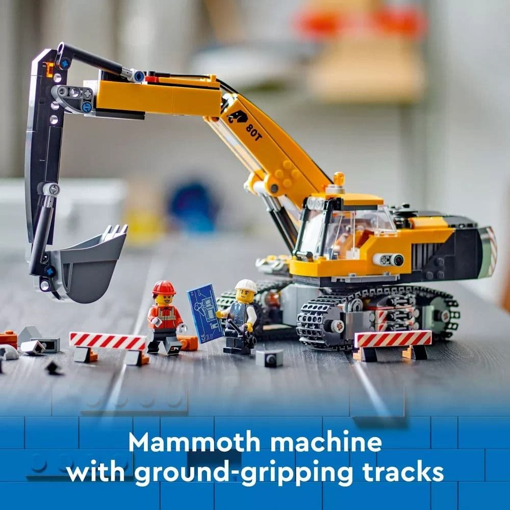 LEGO City Big Vehicles Yellow Excavator Fourth Alternate Image