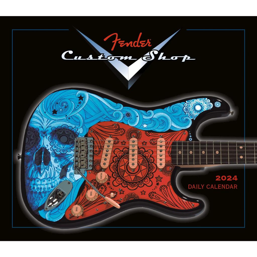 Fender Custom Shop Guitars 2025 Desk Calendar