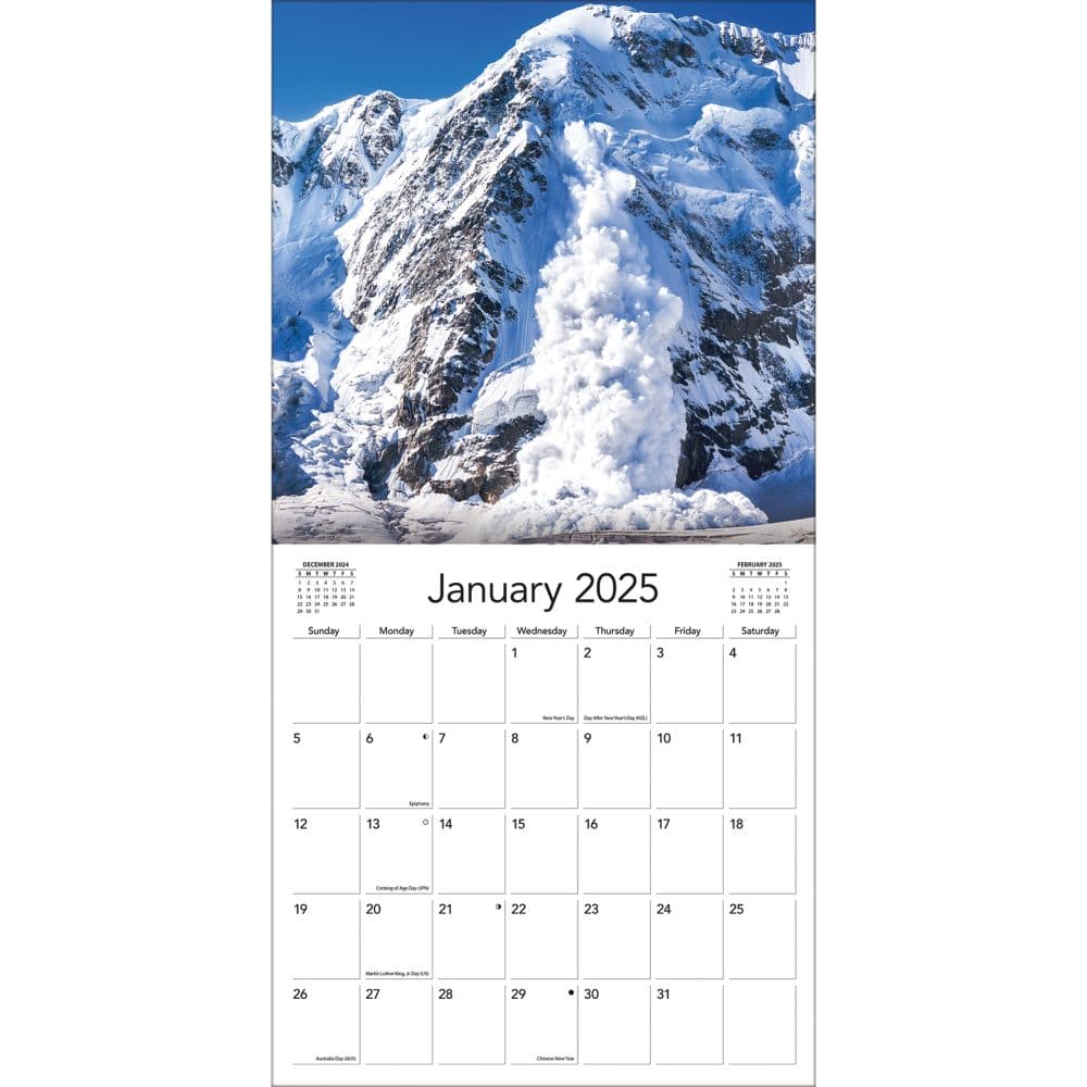 Wild and Wonderful Weather 2025 Wall Calendar Second Alternate Image width="1000" height="1000"