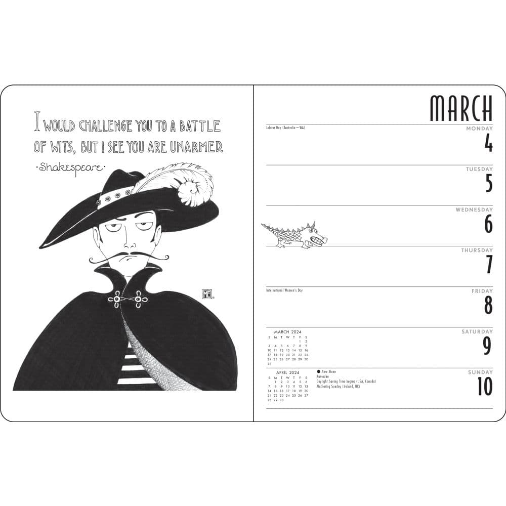 Mary EngelDark 2024 Planner