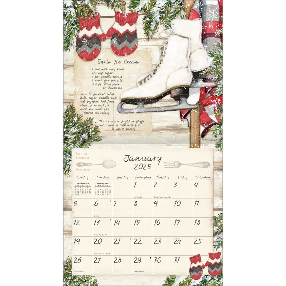 American Kitchen 2025 Wall Calendar by Susan Winget_ALT2