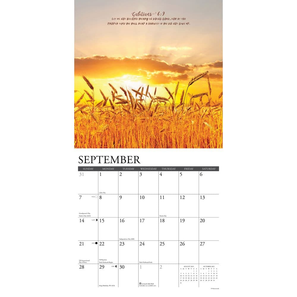 Gods Palette 2025 Wall Calendar Second Alternate Image width="1000" height="1000"