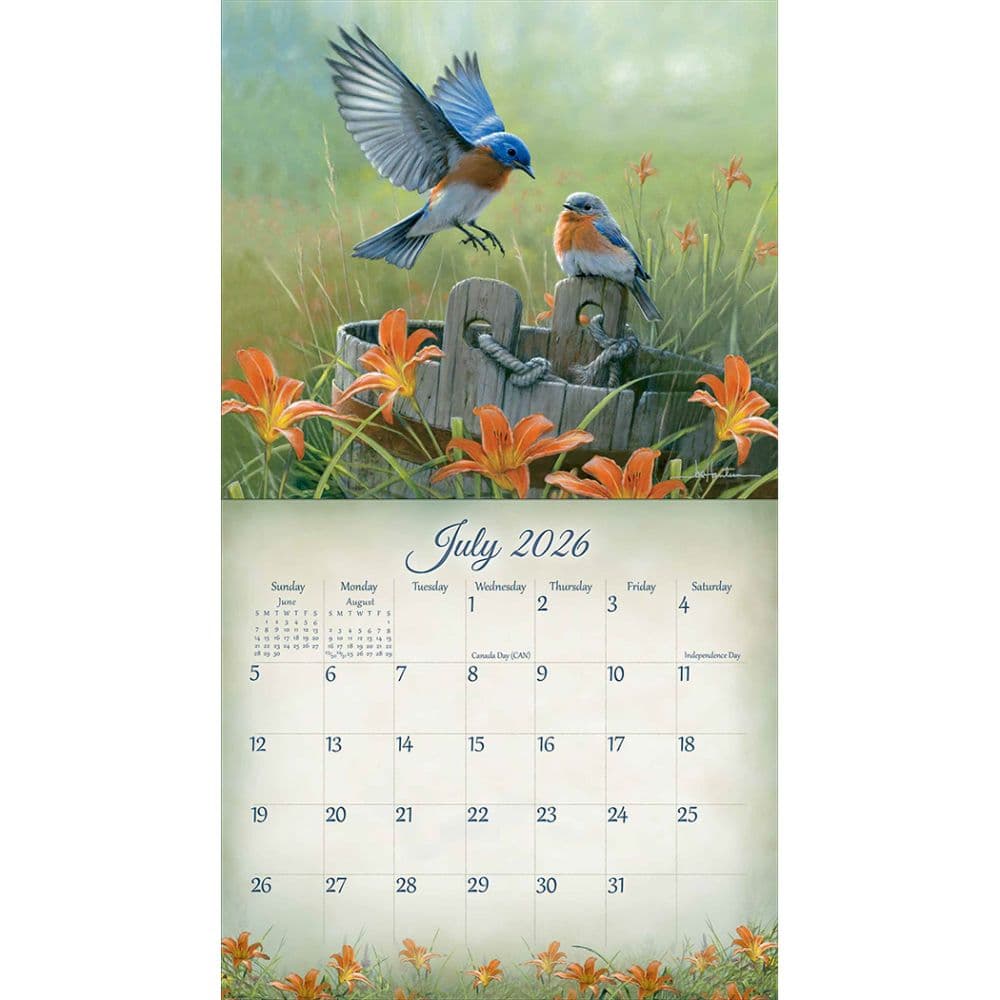 Songbirds by Hautman Brothers 2026 Mini Wall Calendar Third Alternate Image