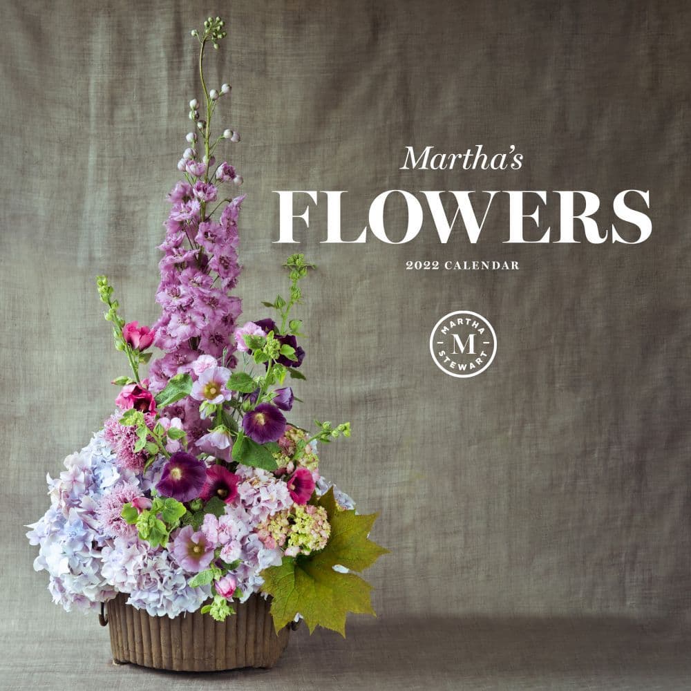 Marthas Flowers 2022 Wall Calendar
