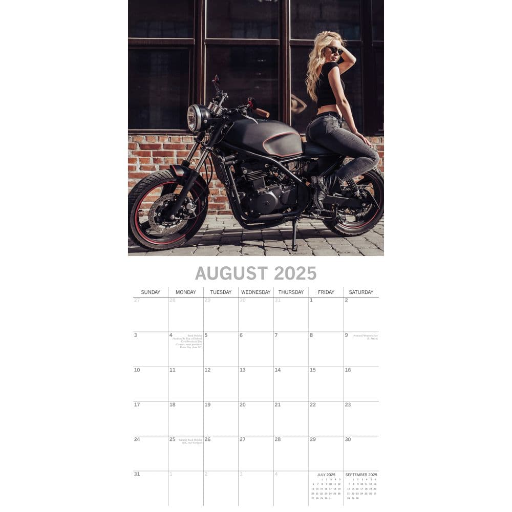 Biker Babes 2025 Wall Calendar Third Alternate Image width=&quot;1000&quot; height=&quot;1000&quot;