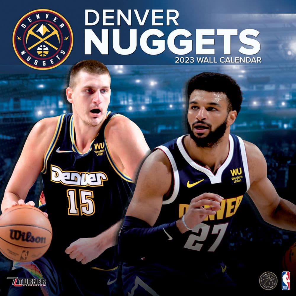 NBA Denver Nuggets 2023 Wall Calendar by Turner Licensing Calendars
