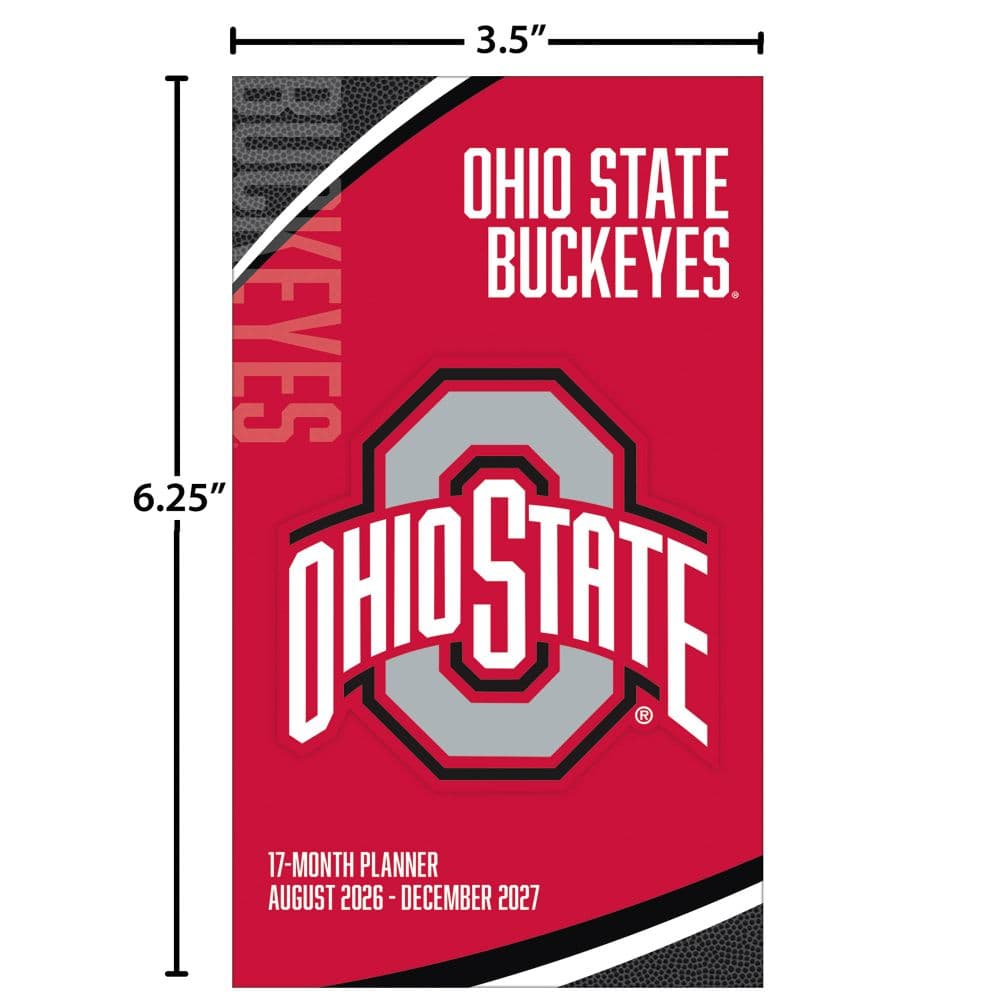 Ohio State Buckeyes 2027 17 Month Pocket Planner Sixth Alternate Image