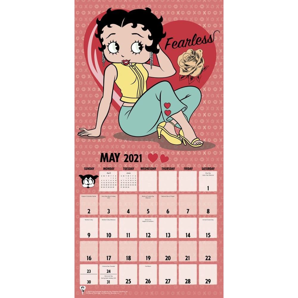 Betty Boop Wall Calendar