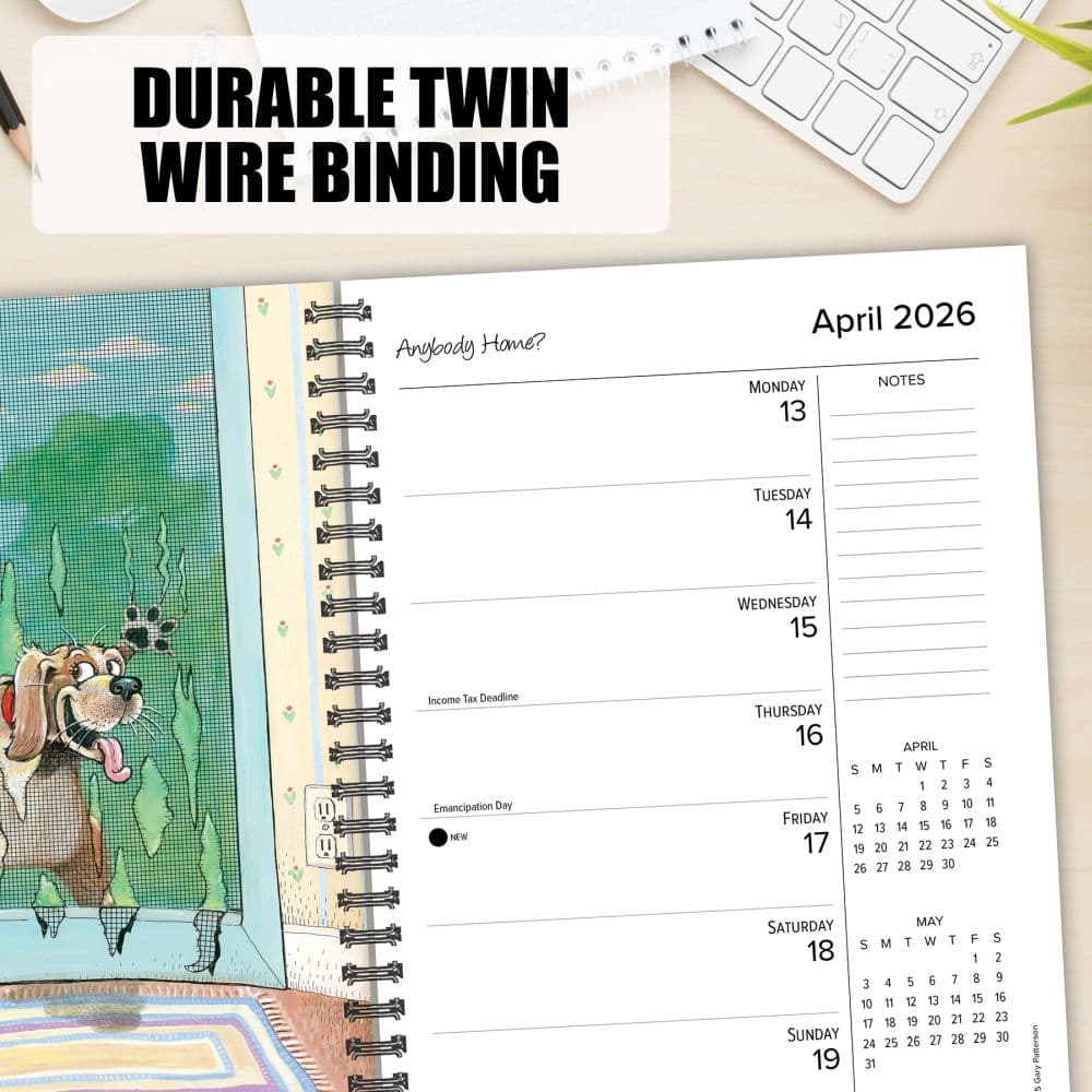 Dogs by Gary Patterson 2026 Engagement Planner Fourth Alternate Image