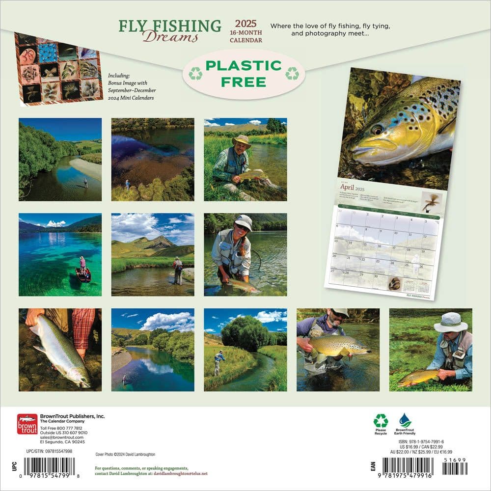 Fly Fishing Dreams 2025 Wall Calendar First Alternate Image