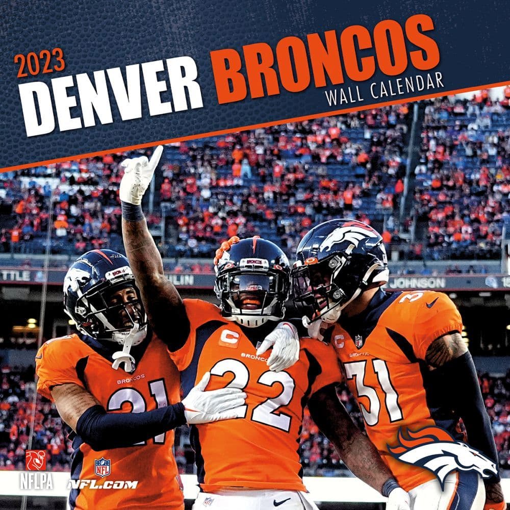 Denver Broncos 2023 Wall Calendar