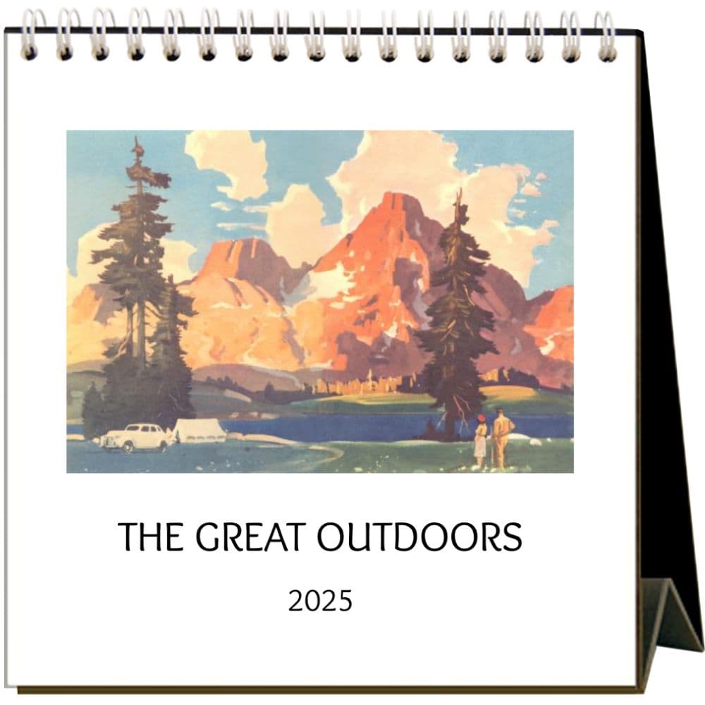 Great Outdoors 2025 Easel Desk Calendar Main Image