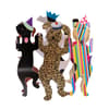 image Dogs with Party Hats Blank Card Second Alternate Image width=&quot;1000&quot; height=&quot;1000&quot;