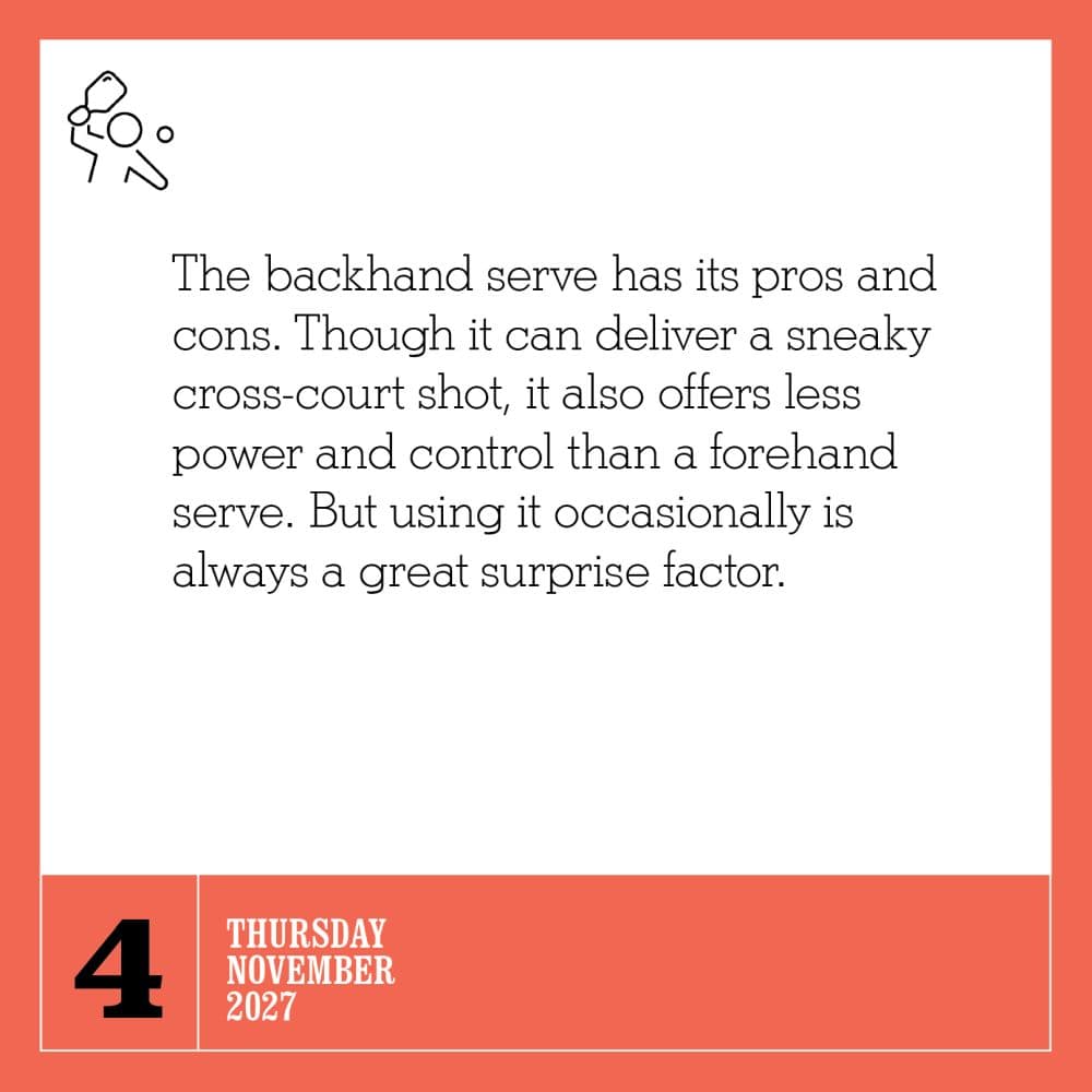 Pickleball Is Life 2027 Page-A-Day Desk Calendar Fourth Alternate Image
