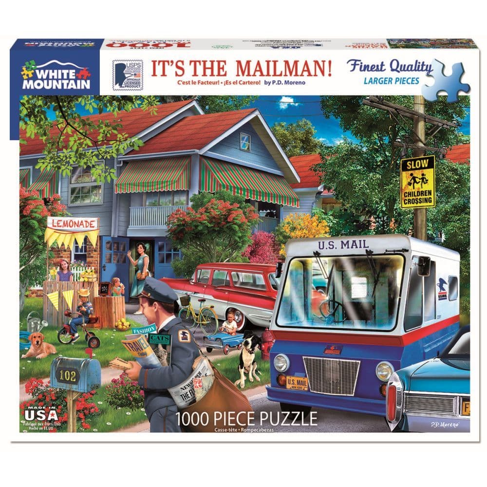 Its The Mailman 1000 Piece Puzzle Main Product Image width="1000" height="1000"