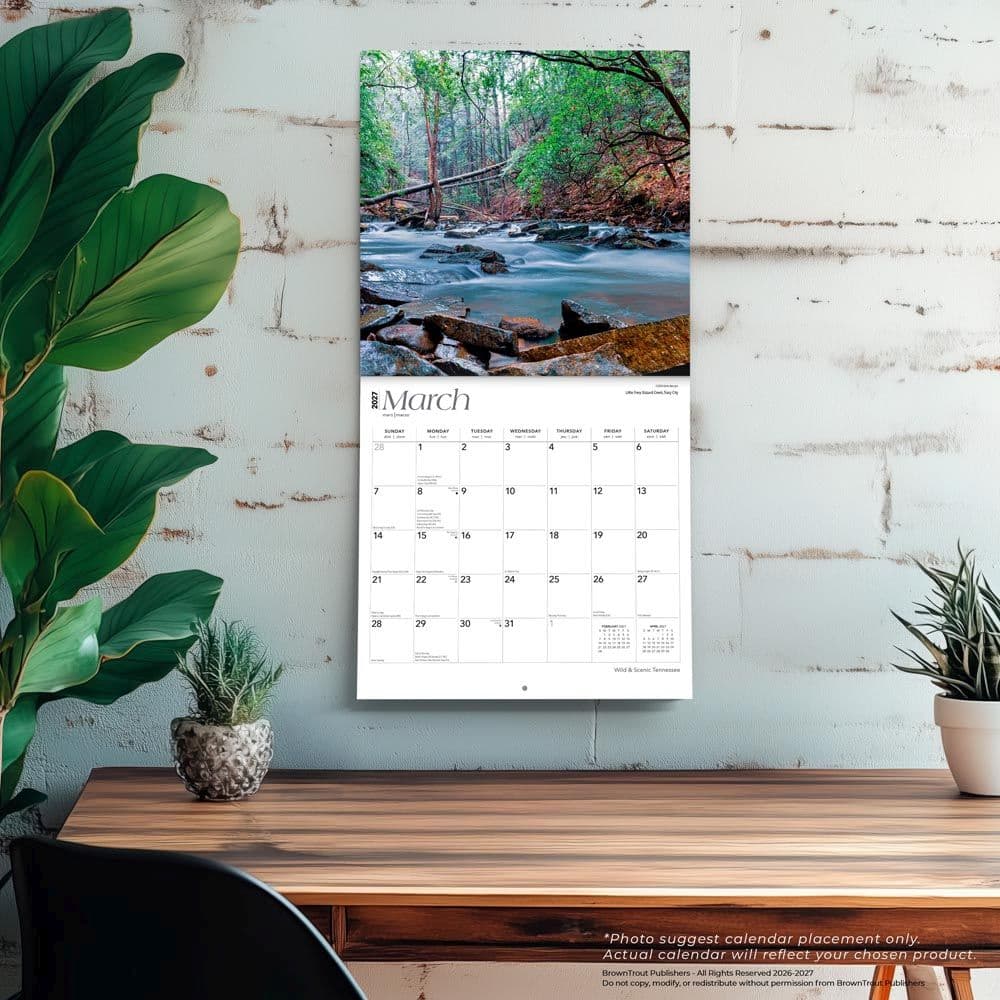 Tennessee Wild and Scenic 2027 Wall Calendar Fourth Alternate Image