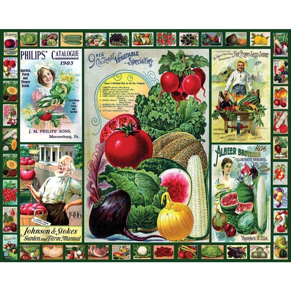 White Mountain Puzzles Everything for the Garden 1000 Piece Puzzle