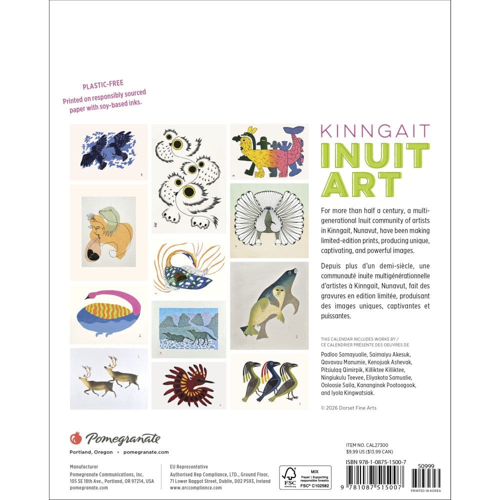 Inuit Art 2027 Mini Wall Calendar First Alternate Image