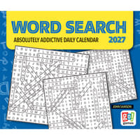 image Word Search 2027 Desk Calendar Main Product Image