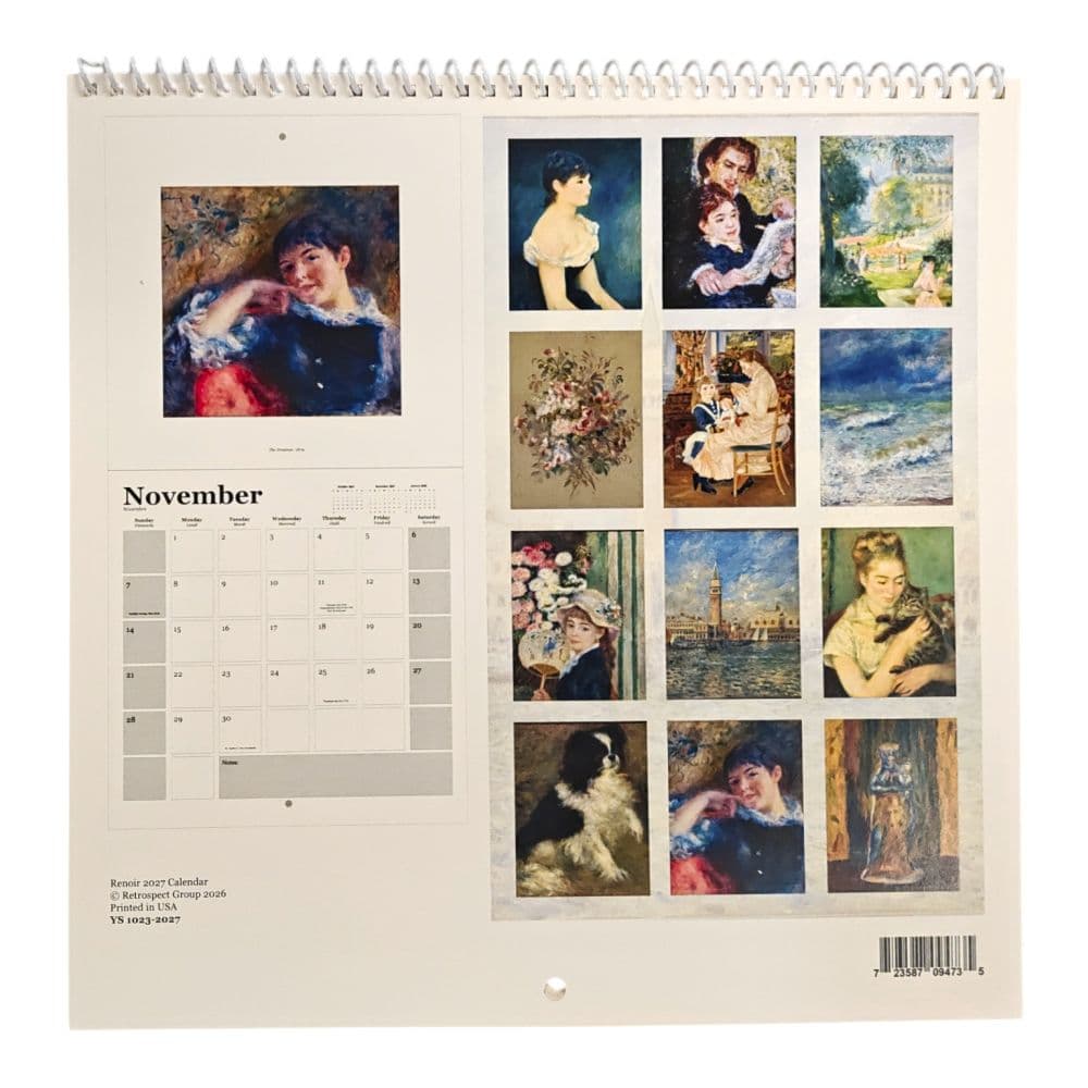 Renoir Square 2027 Wall Calendar First Alternate Image
